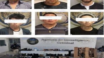 Caen 6 del Cártel de Santa Rosa de Lima con arsenal y drogas