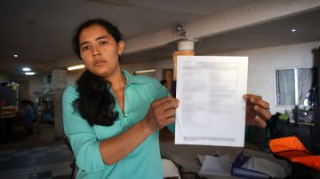 Tania Romero teme ser deportada desde México. (Manuel Ocaño)