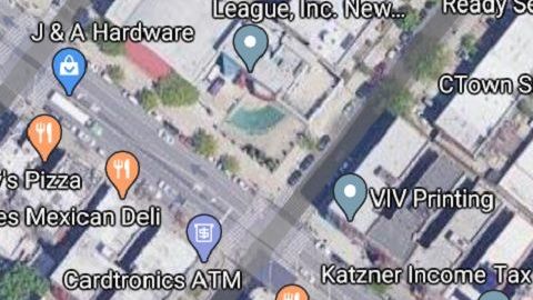 El NYPD en operativo en El Bronx.