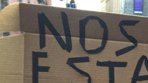Protesta de feminostas.
