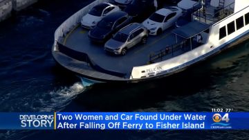El ferry hace el trayecto entre la isla privada de Fisher Island y la ciudad de Miami.