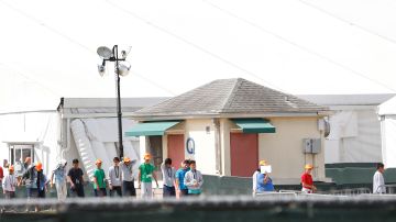 El centro de detención de niños migrantes de Homestead, en Florida.