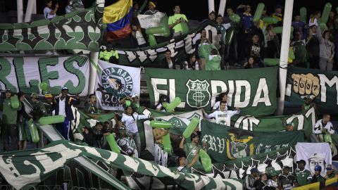 Seguidores del Deportivo Cali.