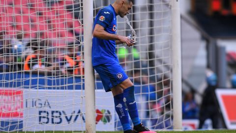 Ciudad de México, 8 de febrero de 2020. , durante el juego de la jornada 5 del torneo Clausura 2020 de la Liga BBVA MX, entre la Máquina Celeste de la Cruz Azul y Tuzos del Pachuca, celebrado en el estadio Azteca. Foto: Imago7/Rafael Vadillo