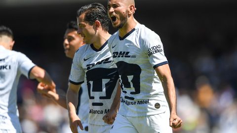 Ciudad de México, 9 de febrero de 2020. , durante el juego de la jornada 5 del torneo Clausura 2020 de la Liga BBVA MX, entre los pumas de la UNAM y el atletico San Luis, celebrado en el estadio olimpico universitario. Foto: Imago7/ Etzel Espinosa