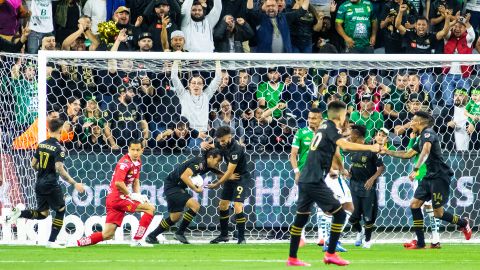 Carlos Vela tras anotar el 1-0 del LAFC.