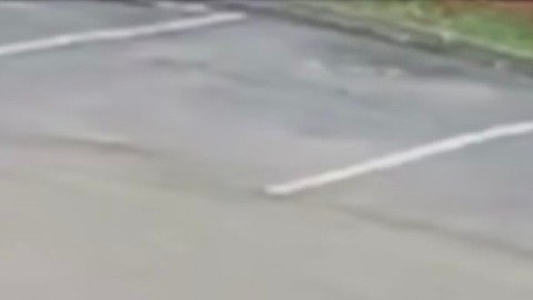 Fotograma del video de seguridad donde se ven a los tres sospechosos robando a un hombre en Hialeah con la técnica del "robo del abrazo".