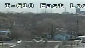 La inundación en el este de Houston.