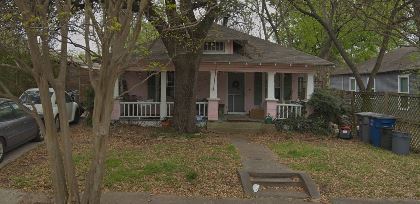 La casa antes de ser demolida.