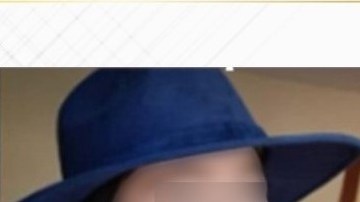 El sombrero azul fue hallado en uno de los domicilios cateados.