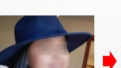 El sombrero azul fue hallado en uno de los domicilios cateados.