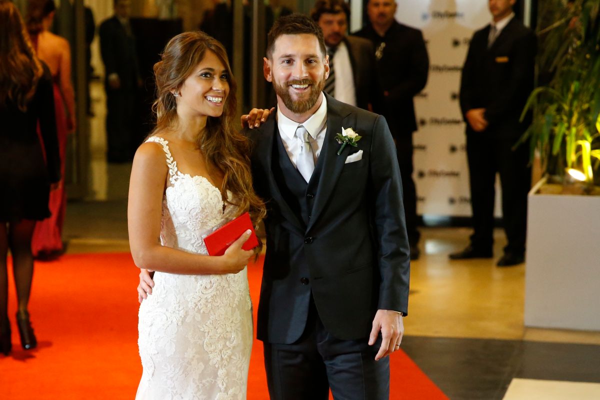 Messi se casó en 2017. 