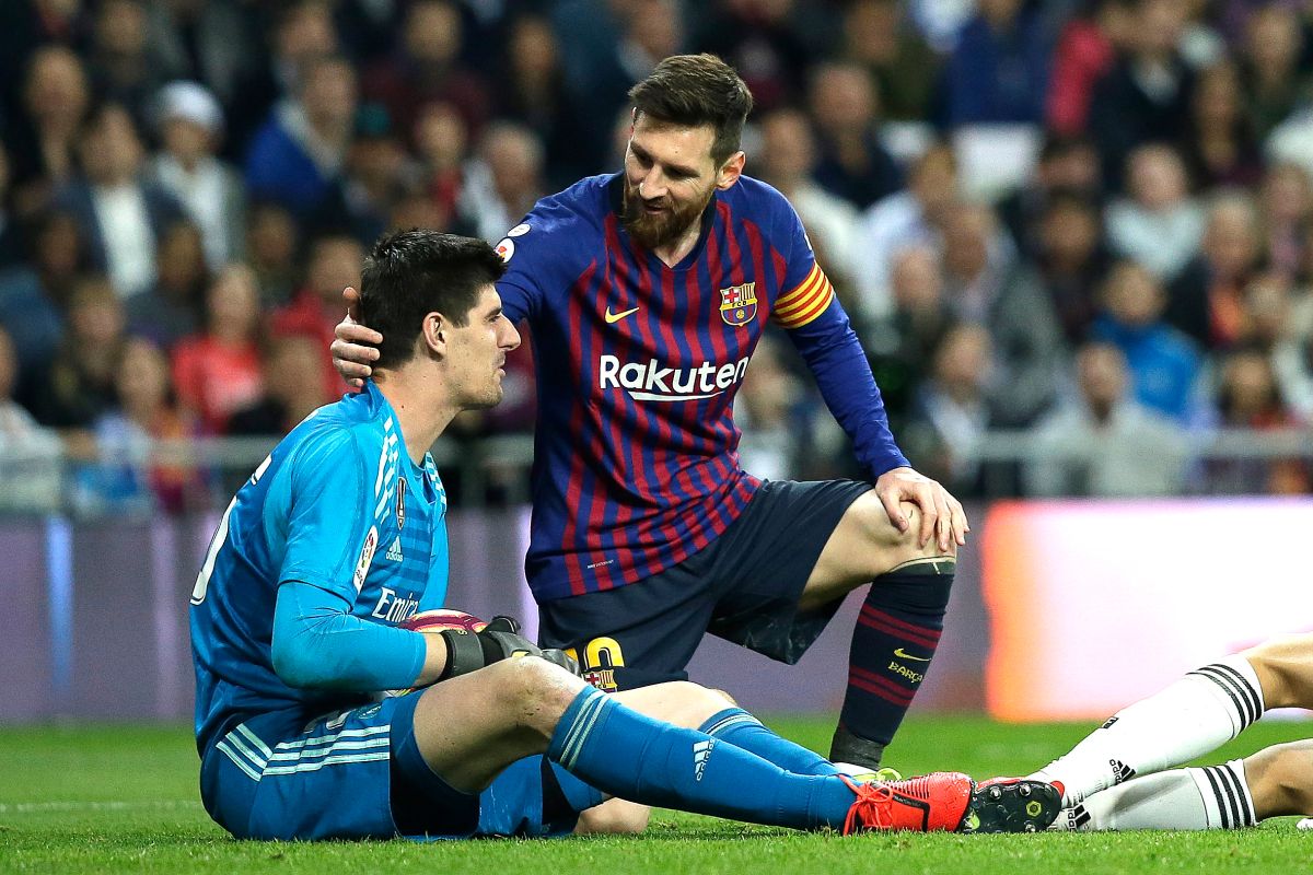 Lionel Messi le ha anotado en varias ocasiones a Courtois.