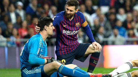 Lionel Messi le ha anotado en varias ocasiones a Courtois.