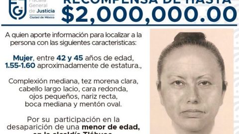 La fiscalía tras la mujer que se llevó a Fátima.