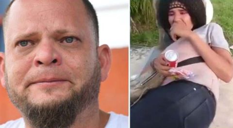 Nandy Torres Rosa auxilió a Alexa cuando deambulaba. en Puerto Rico.