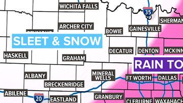 Pronostican intenso frente frío en Texas.