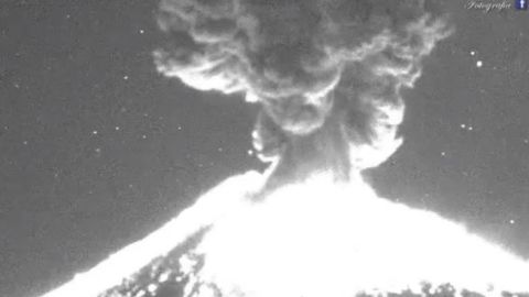 Volcán Popocatépetl.
