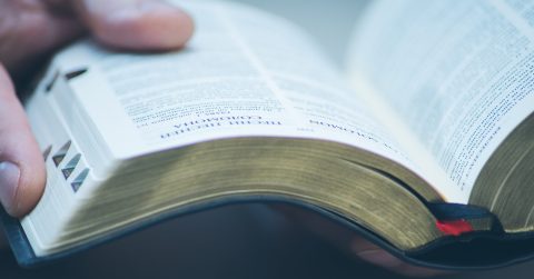 Biblias en español con letras gigantes.