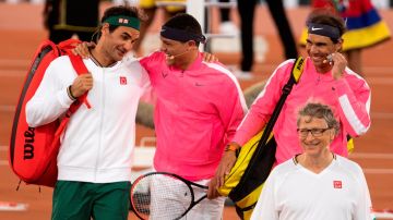 El choque fue bautizado "The Match in Africa", organizado por la Fundación Roger Federer.