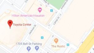 Sede de Toyota Center.