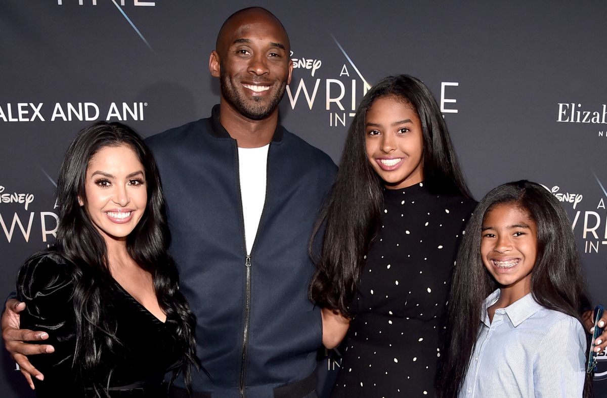 Vanessa Bryant, Kobe Bryant y sus hijas.