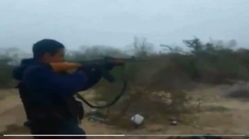 VIDEO: Socios del Mencho practican cómo matar cerca de frontera con EEUU