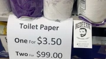 El precio del papel higiénico se dispara.