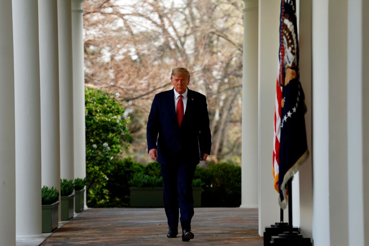 Trump quería abrir el país antes de Semana Santa. 
