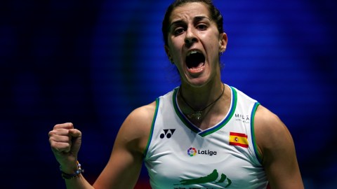 La española no pierde el ánimo a pesar de la cuarentena.