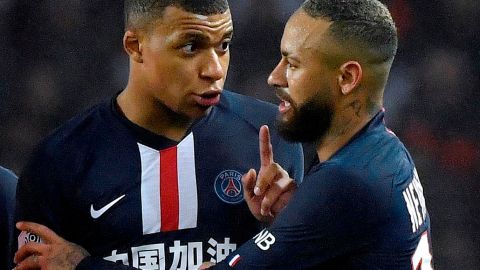 Kylian Mbappé y Neymar