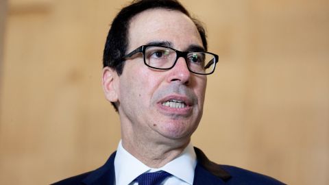 Steven Mnuchin, secretario del Tesoro.