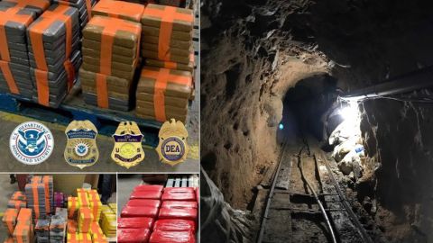 El narcotúnel tenía unos 2,000 pies de recorrido.