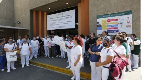 Enfermeras en Jalisco.