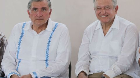 Adán Augusto López, gobernador de Tabasco y AMLO, presidente de México