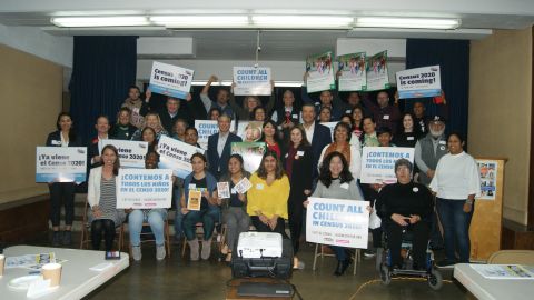 Algunos de los participantes del taller que NALEO y el Condado de Alameda realizaron para promover el Censo 2020. (Fernando A. Torres / La Opinión de la Bahía)