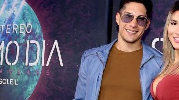 Chyno Miranda y Natasha Araos.