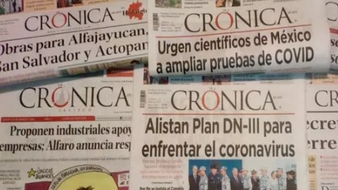 Los diarios de Grupo Crónica dejarán circular en su formato impreso.