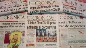 Los diarios de Grupo Crónica dejarán circular en su formato impreso.