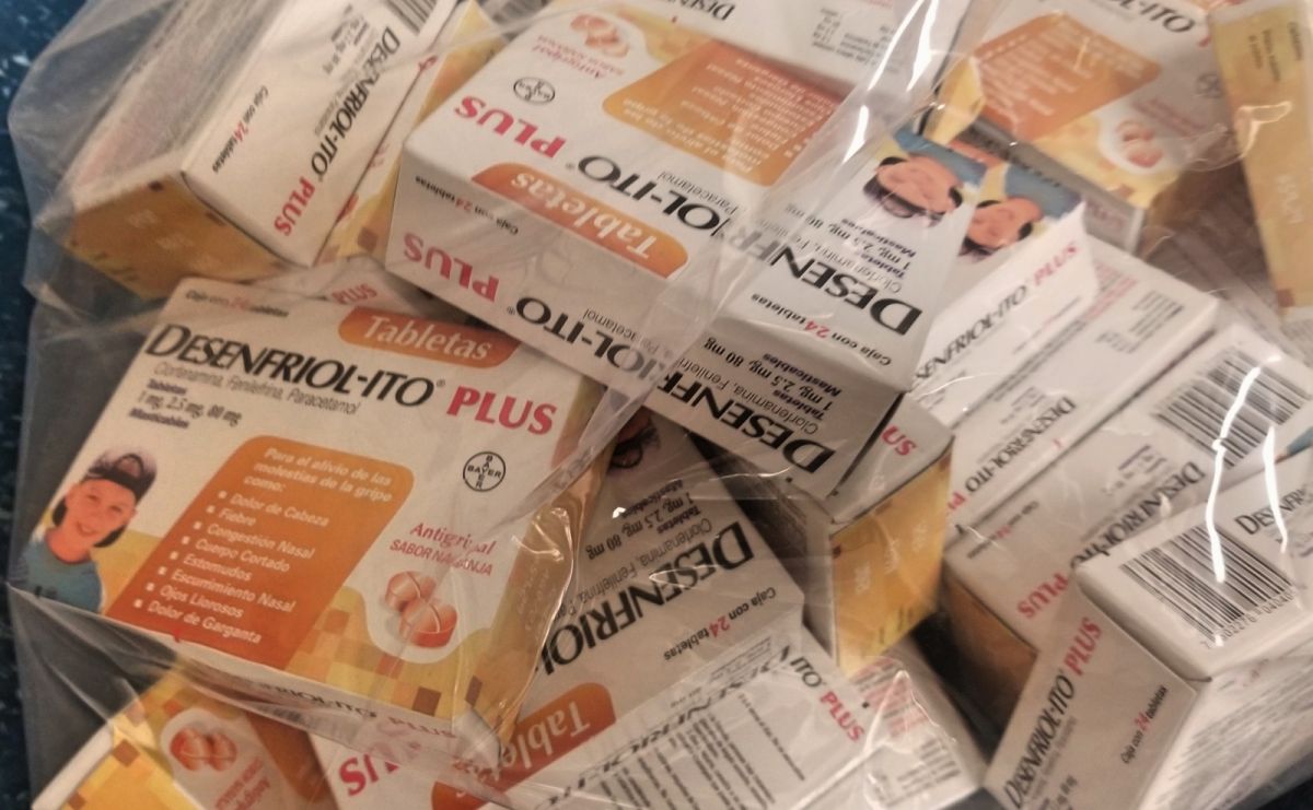 Desenfriol-ito decomisado.