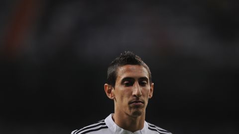 Ángel Di Maria en su paso por el Real Madrid.