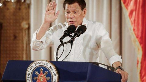 Rodrigo Duterte, el polémico presidente de Filipinas.