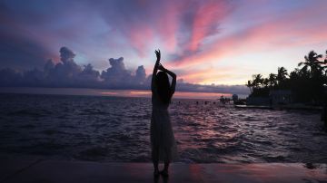 Una fotografía de una mujer en Key West.