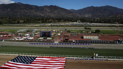 El hipódromo de Santa Anita en Arcadia, California.