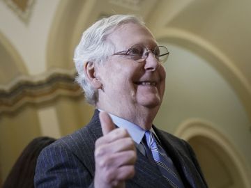 Mitch McConnell, líder republicano en el Senado./Archivo
