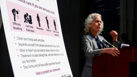 Barbara Ferrer, directora de salud del condado de LA. (Getty Images)