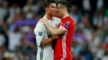 Cristiano Ronaldo y Robert Lewandowski