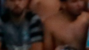 Se desató la pelea campal.