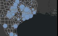 El área de Houston reporta más casos. 