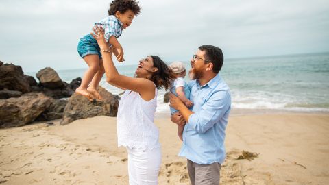 Carla y César alcanzaron su meta de formar una familia.